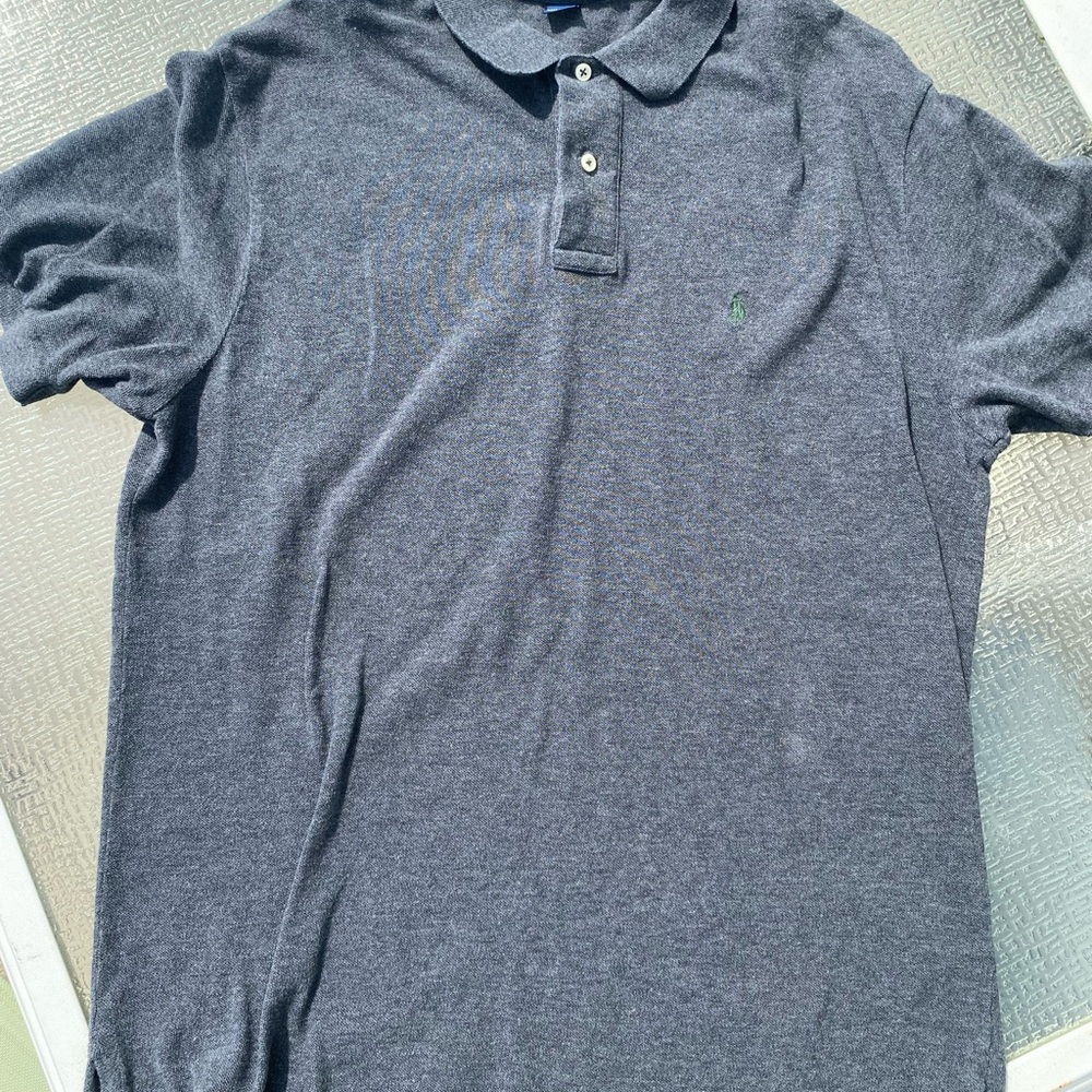 Men's Gray Polo Shirt